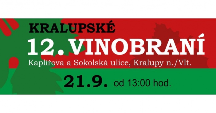 12. KRALUPSKÉ VINOBRANÍ 2024