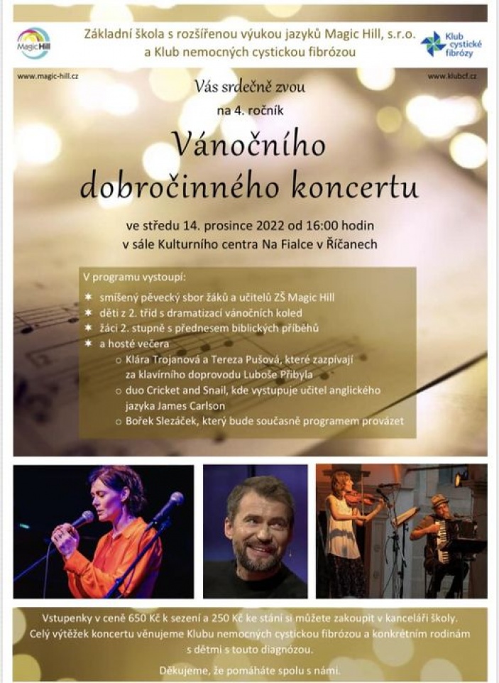 Dobročinný Vánoční koncert