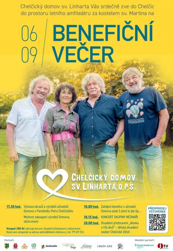 BENEFIČNÍ KONCERT NEZMARŮ PRO LINHARTA