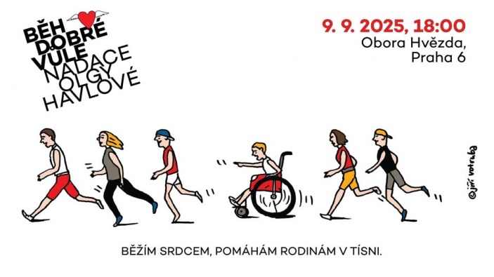 Běh dobré vůle Nadace Olgy Havlové 2025