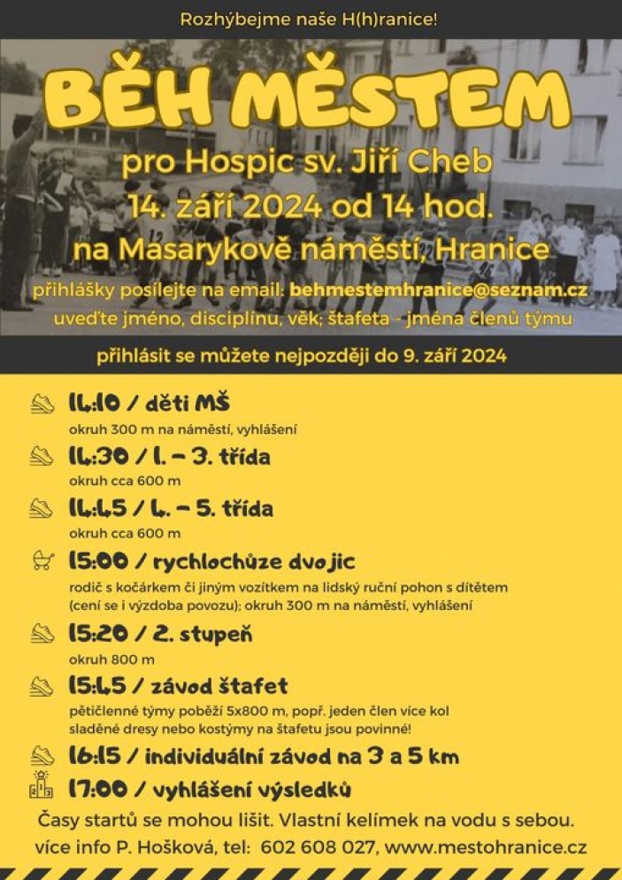 Běh městem Hranice 2024 