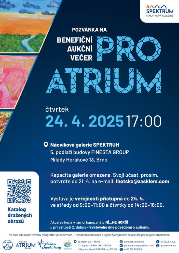 Benefiční aukční večer PRO ATRIUM