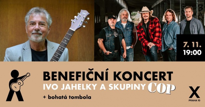 Benefiční koncert IVO JAHELKY A SKUPINY COP