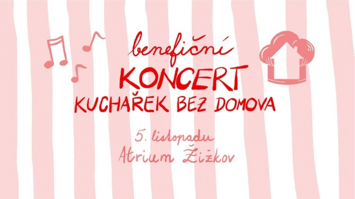 Benefiční koncert Kuchařek bez domova