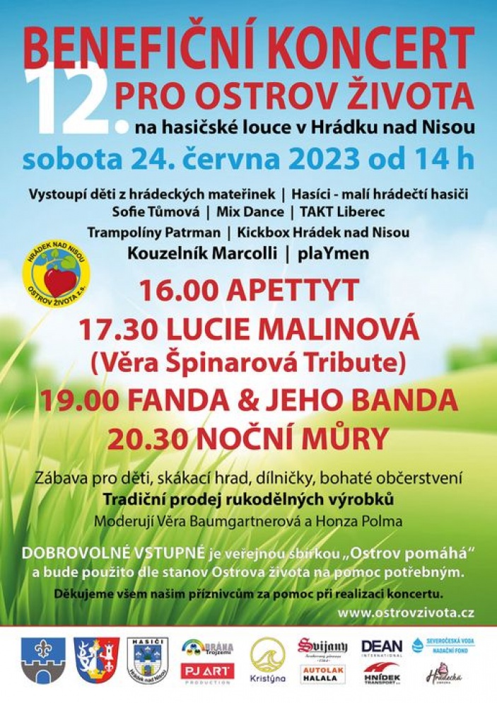 Benefiční koncert pro Ostrov života