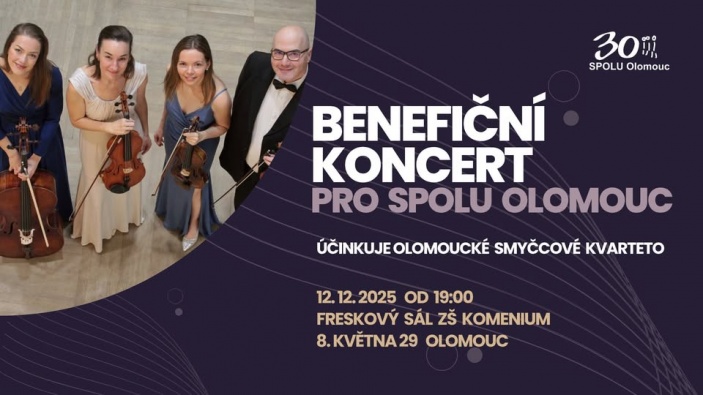Benefiční koncert pro SPOLU Olomouc