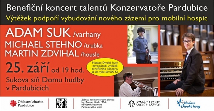 Benefiční koncert talentů Konzervatoře Pardubice
