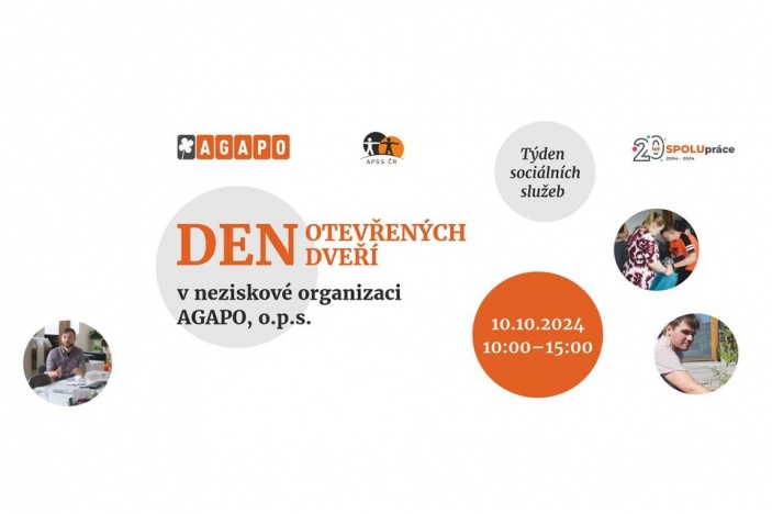 Den otevřených dveří v neziskové organizaci AGAPO