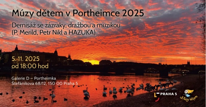 Dernisáž výstavy Múzy dětem v Portheimce 2025