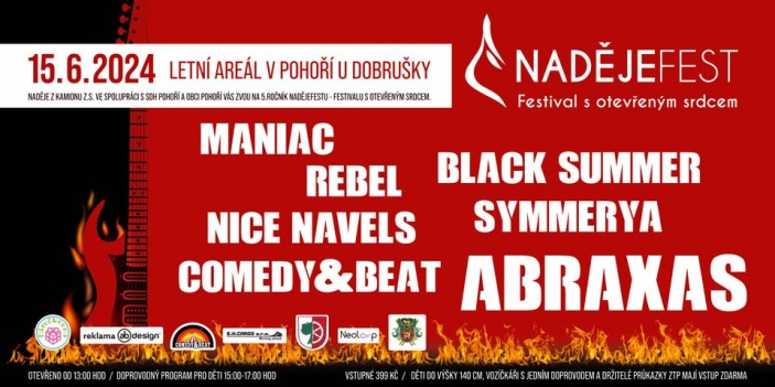 NADĚJEfest - festival s otevřeným srdcem - 5.ročník