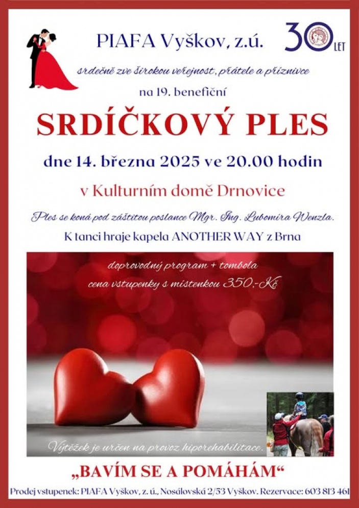 Srdíčkový ples 2025