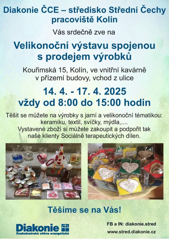 Velikonoční výstava s prodejem výrobků