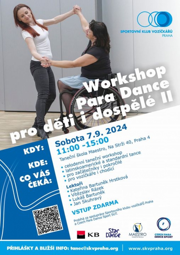  Workshop Para Dance pro děti i dospělé