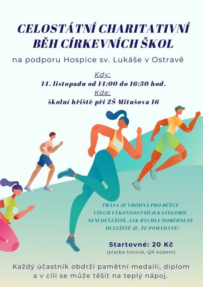 Charitativní běh církevních škol
