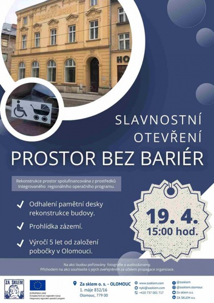 Slavnostní otevření prostor bez bariér