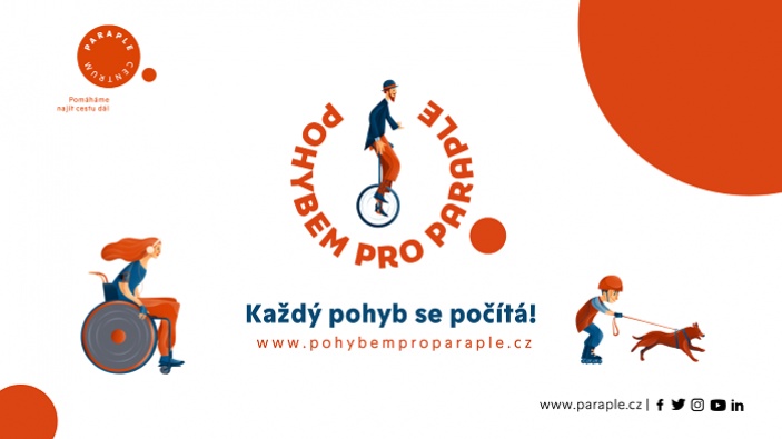 Již brzy odstartuje jarní výzva Pohybem pro Paraple. Dodá motivaci k pohybu a pomůže vozíčkářům