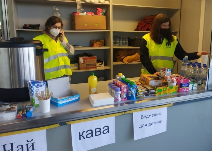 Dobrovolníci ADRA v Ostravě pomáhají uprchlíkům z Ukrajiny