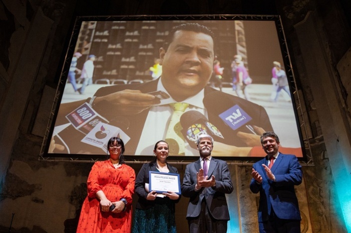 Prezident Pavel, nobelistka z Ukrajiny Romancovova a cena pro venezuelského  aktivistu Tarazonu. Festival Jeden svět byl oficiálně zahájen 