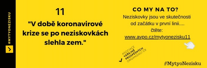 „V době koronavirové krize se po neziskovkách slehla zem“ – Co my na to?