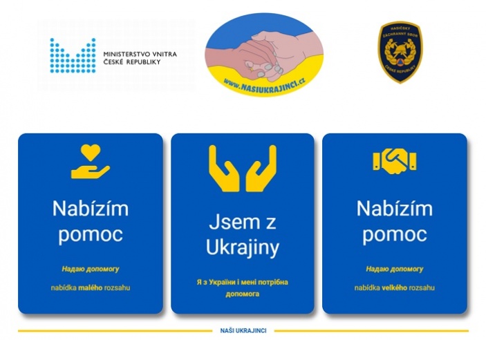 Ministerstvo vnitra spustí web koordinující nabídky i žádosti o pomoc pro Ukrajinu