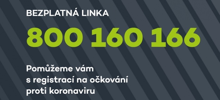 Bezplatná informační linka ke koronaviru 800 160 166 bude nově sloužit i seniorům a seniorkám nad 80 let. Pomůže jim s registrací k očkování.